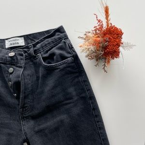 Reformation black Cynthia High Rise